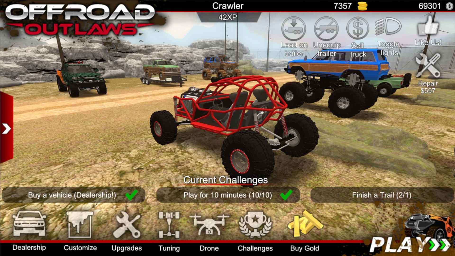 Offroad Outlaws Screnshot 1